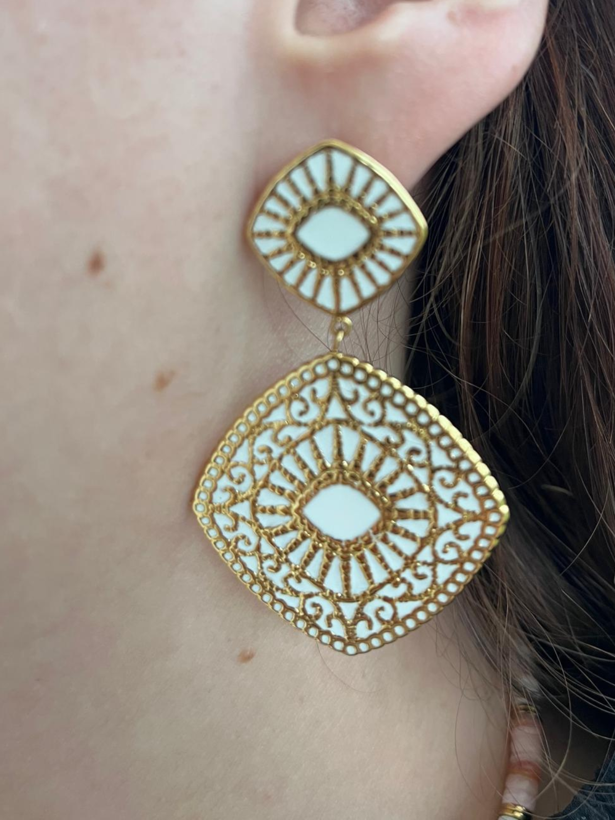 Boucles d'oreilles "Géométrie Glamour"