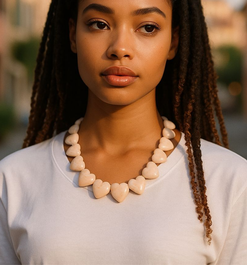 Collier ornée de coeur ❤️