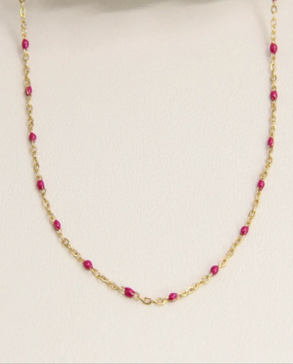 Collier perlé