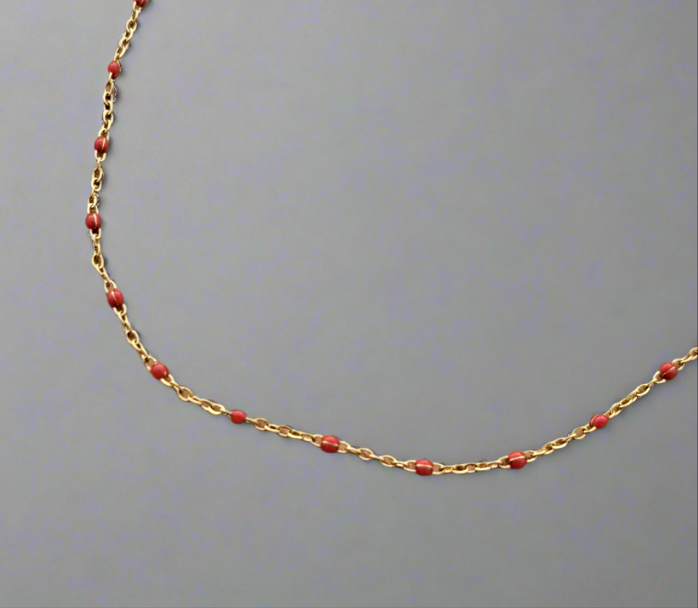Collier perlé