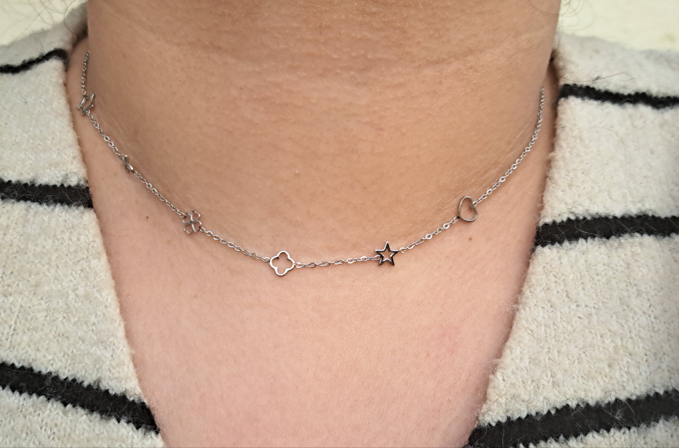 Collier argenté 🌟