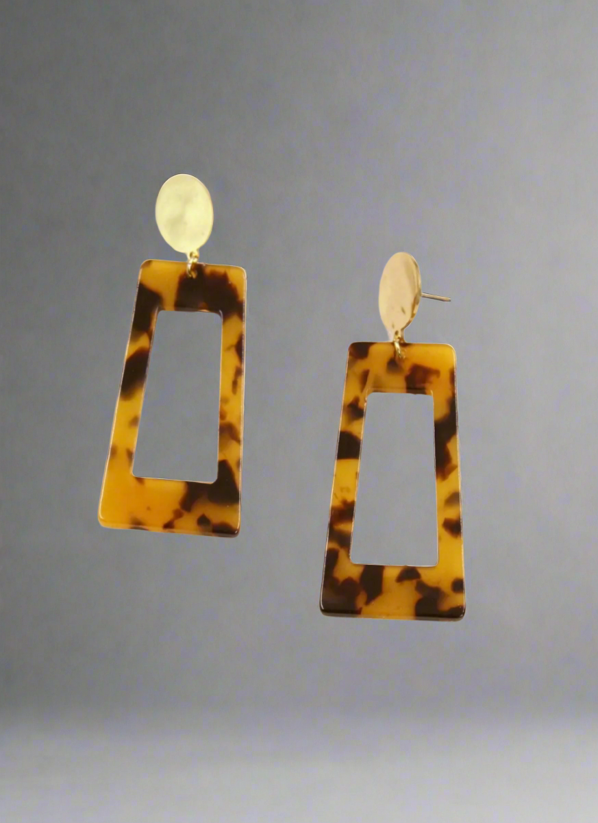 Boucles d'oreilles géométrique 🐆