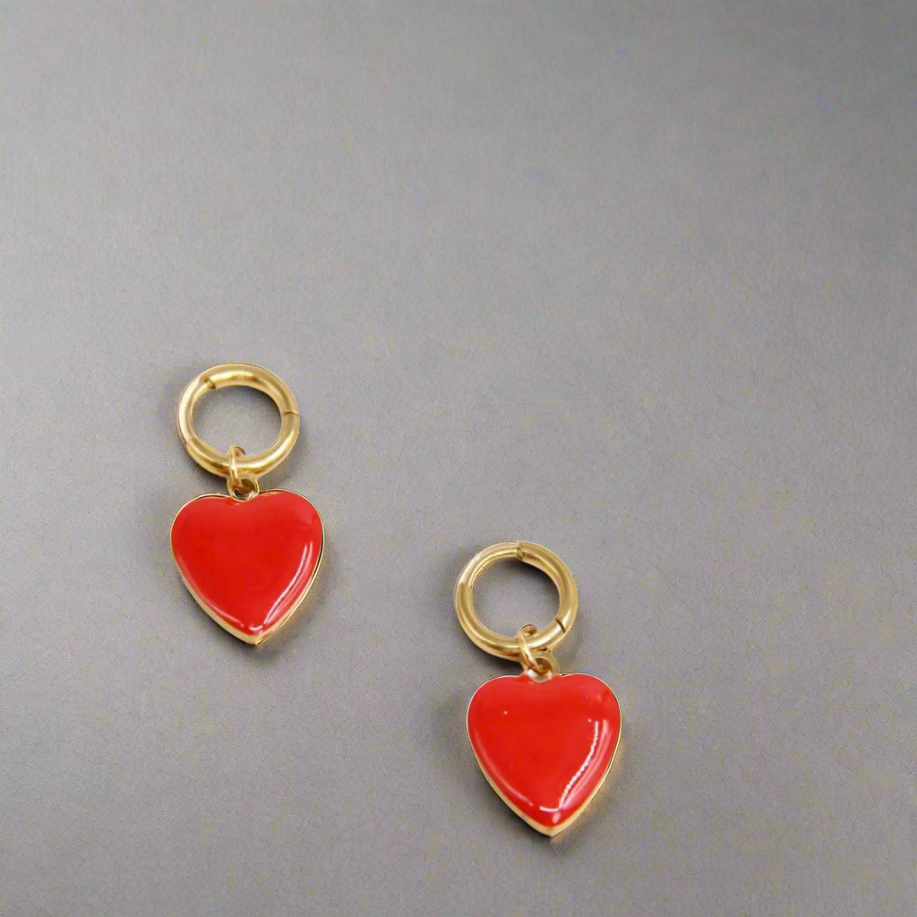 Boucles d'oreilles coeur