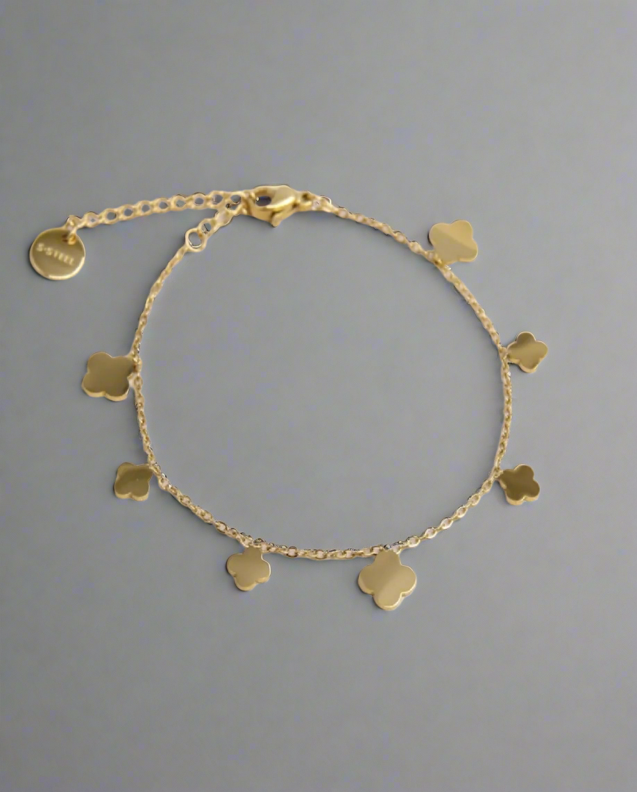 Bracelet pampilles trèfles 🍀