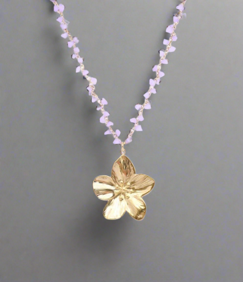 Collier pierre naturelle 🌸