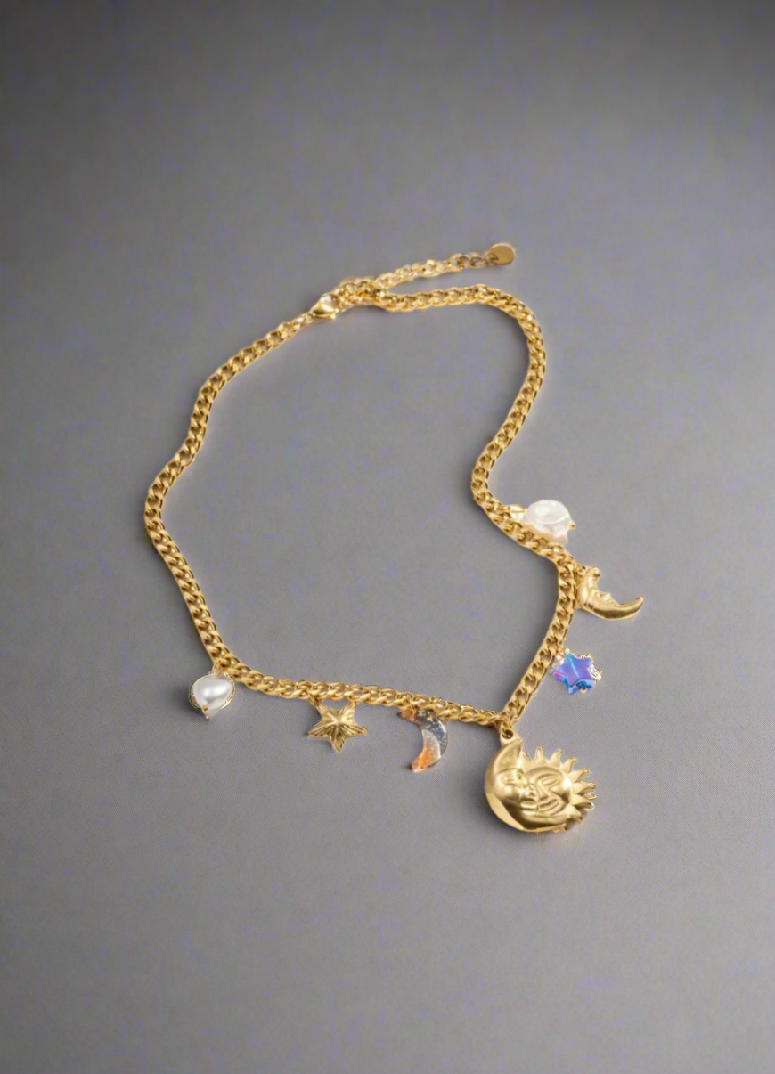 Collier pampille cielđ