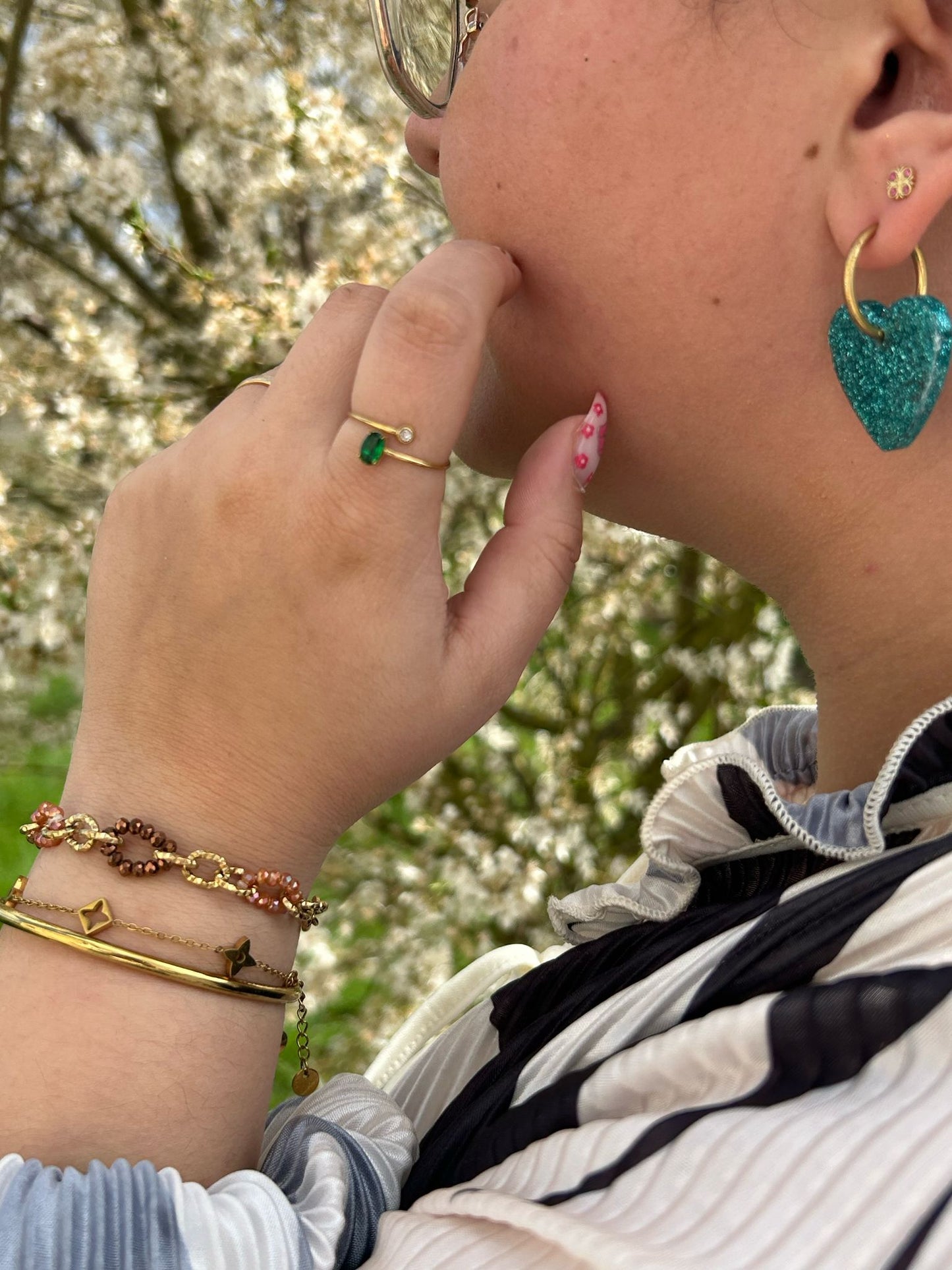 Bague croisée