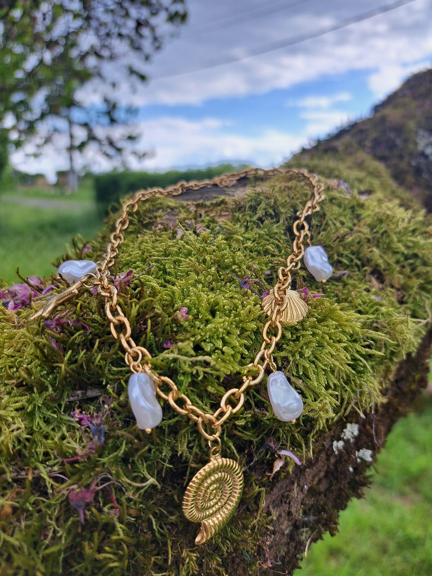 Collier coquillage đ