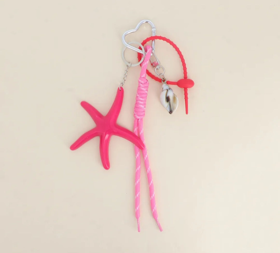 Grigri étoile de mer et coquillage
