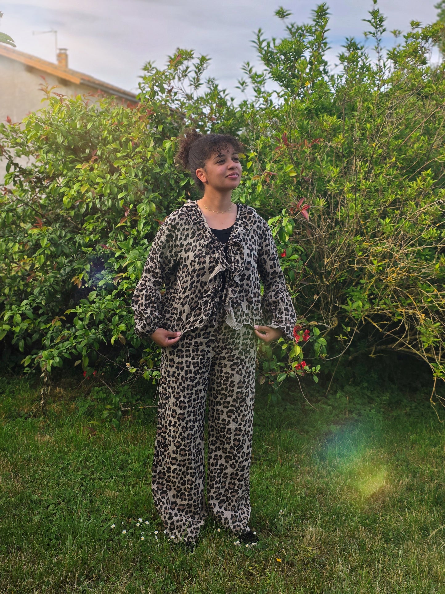 Chemise lĂ©opard đ