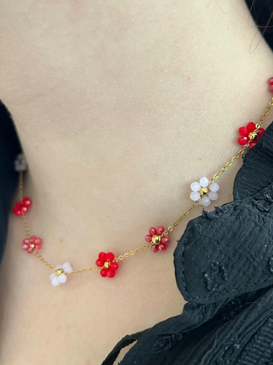 Collier fleuri 🌸