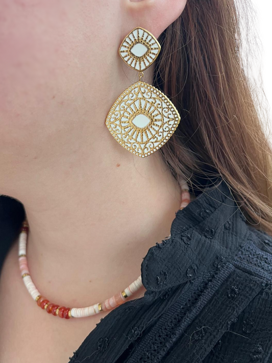 Boucles d'oreilles "Géométrie Glamour"