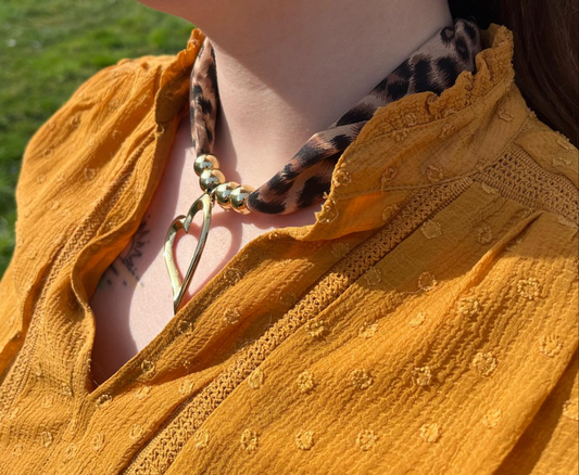 Collier léopard