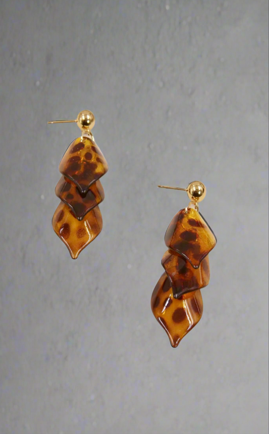 Boucles d'oreilles léopard 🐆