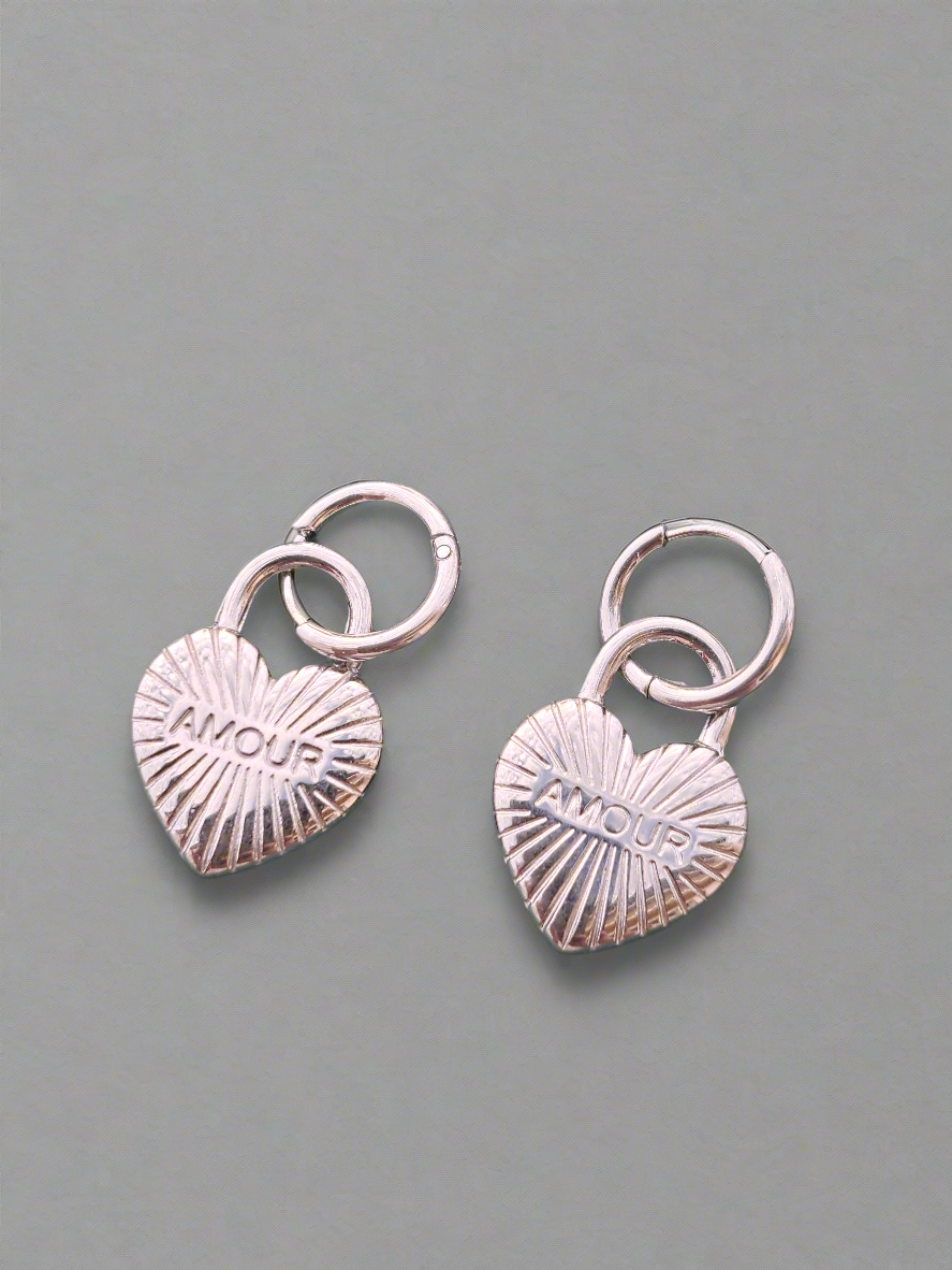 Boucle d'oreille cadenas
