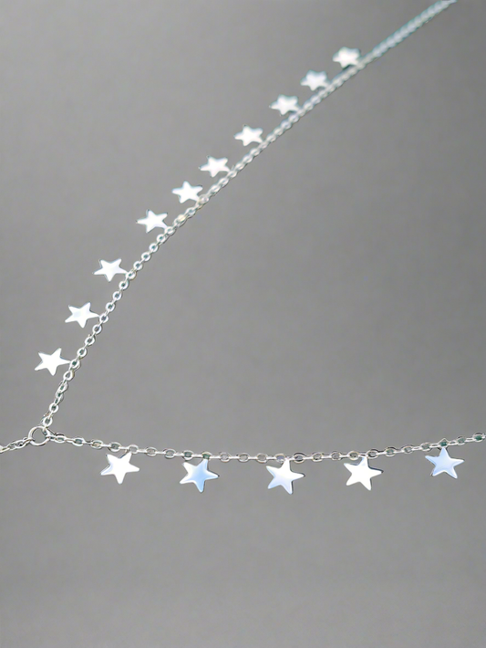 Collier en Y étoilé long
