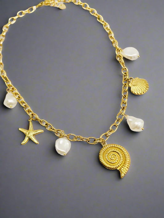 Collier coquillage 🐚