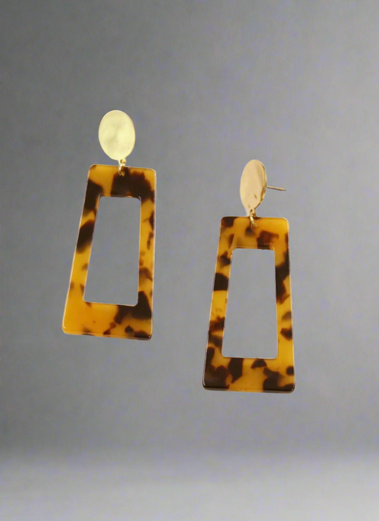Boucles d'oreilles géométrique 🐆