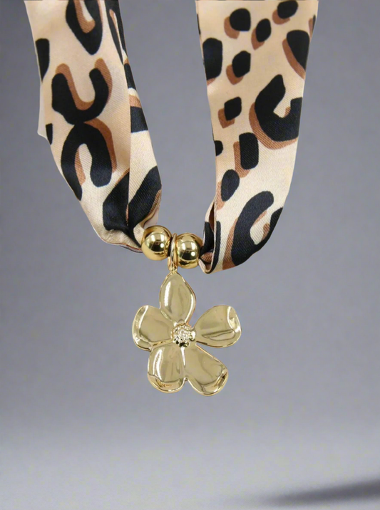Collier foulard léopard 🐆