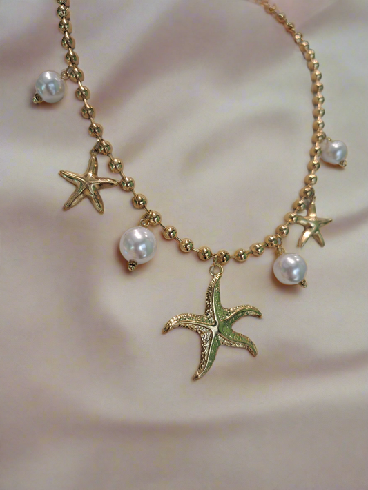 Collier perles d'été