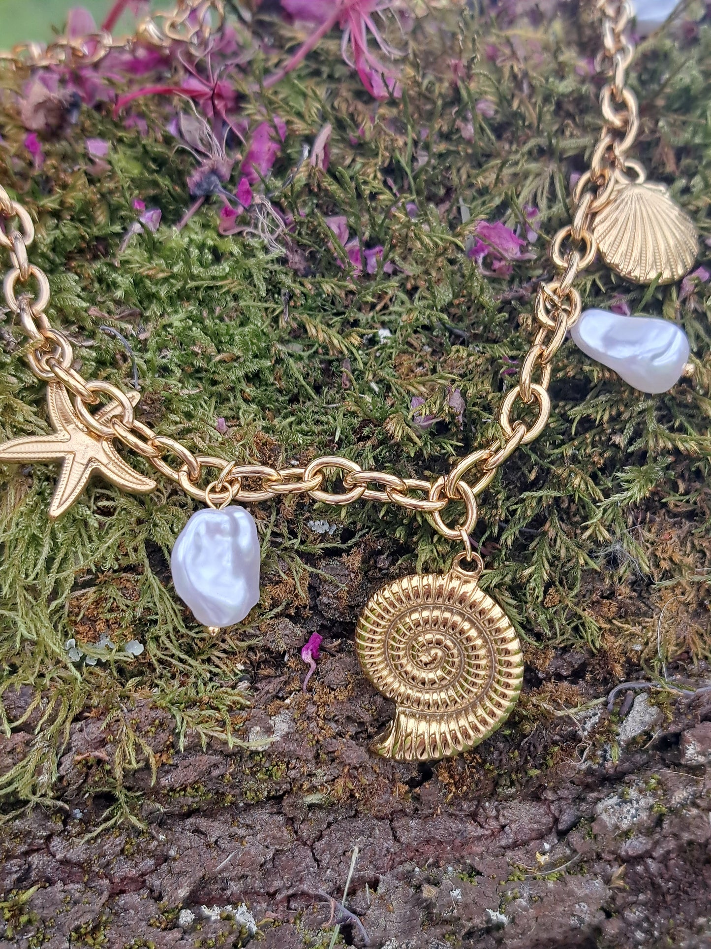 Collier coquillage 🐚