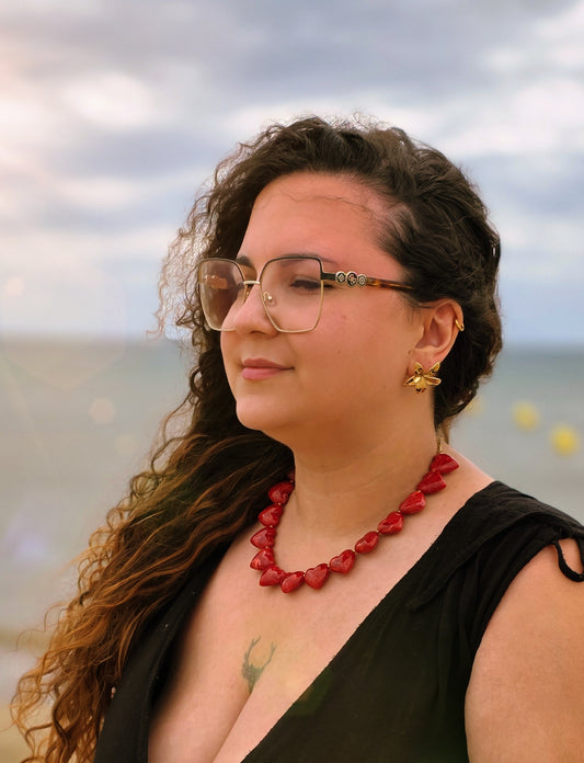 Collier ornée de coeur ❤️